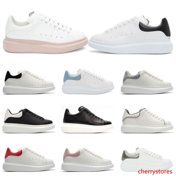 

designer shoes 3m reflective white leather casual shoes women men black gold red fashion comfortable flat sneakers platform size 36-44