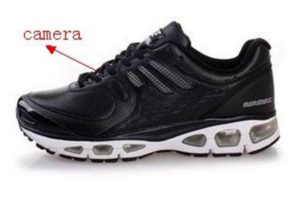 

1080p hd men sports shoes pinhole camera dvr 32gb