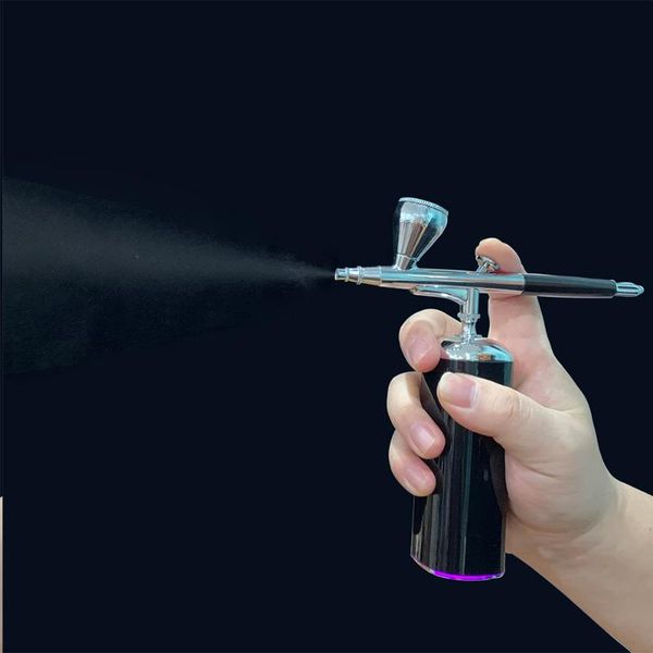 

dual action airbrush spray on make up air body paint airbrush gun compressor kit