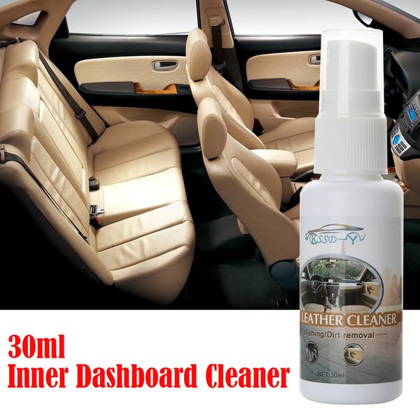 

30ml car interior leather surface for seat cleaning polish wax dashboard cleaner #8dpy