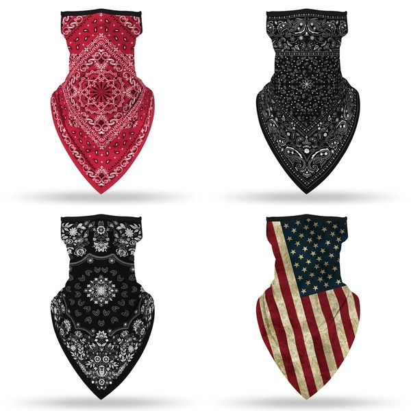

acbjk i can't face masks breathe cover outdoor breathable anti dust scarf cycling mask magic scarf protective bandana, Black