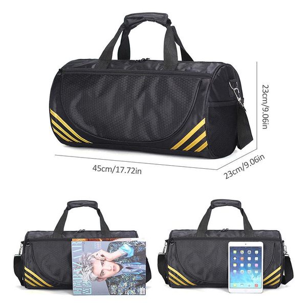 

travel sports fitness bag large capacity male hand luggage travel nylon duffle bags weekend multifunctional gym bag