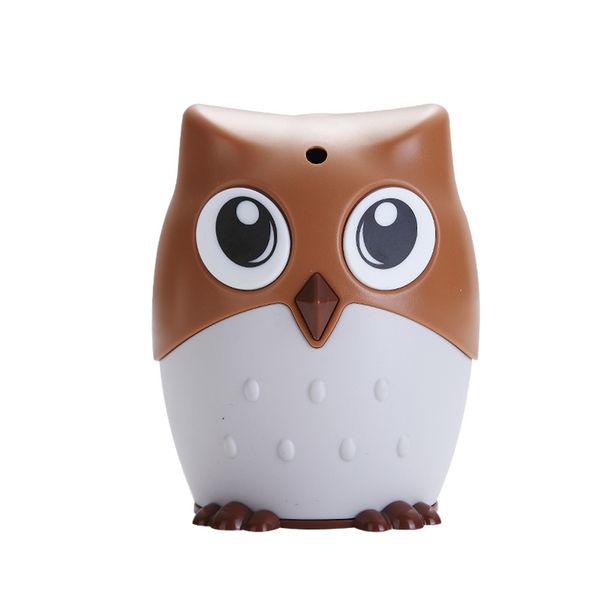 

plastic cartoon owl toothpick holder popular pressed toothpick bucket creative dustproof with cover box barrel for toothpicks