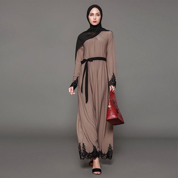 

новый 2019 fashion abaya мусульманская вечеринка платье арабский абайс с длинным рукавом бархат пакистана дубай исламские платья a-line, Red
