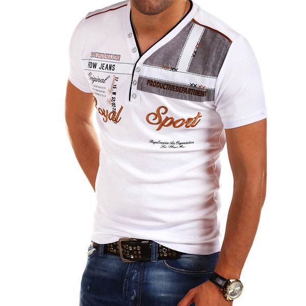 

designer t shirt for men fashion new mens slim tees casual letters print shirts mens breathable v-neck t-shirt 5 colors plus size s-4xl