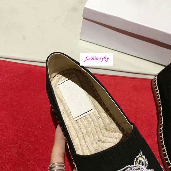 

новое salelovers обувь с tiger head одной обувью и ленивой обувью, Black