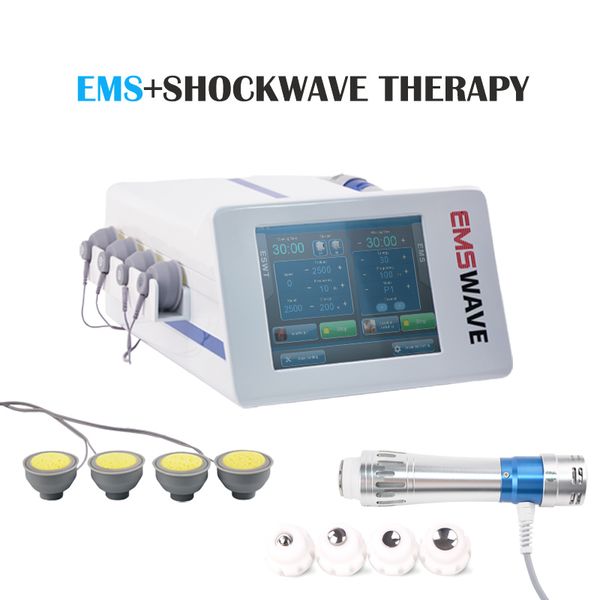 La más nueva máquina de estimulación muscular eléctrica EMS física, fisioterapia de ondas de choque para uso doméstico/máquinas de terapia de ondas de choque Ed