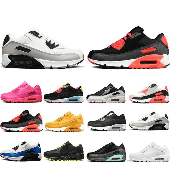 

2019 new 90 running shoes for men women triple black white red oreo jogging outdoor 90s mens trainers designer sports sneakers us 5-11