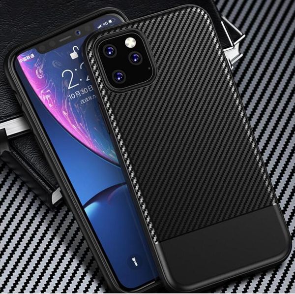 

новый конструктор телефона чехол для iphone xr xs max x soft вернуться тпу чехол из углеродного волокна зерна супер антидетонационные телефо