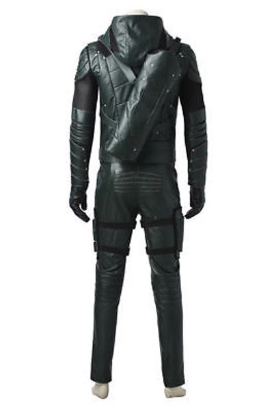 

делюкс оливер куин сезон 4 arrow костюм косплей робин гуд, Black