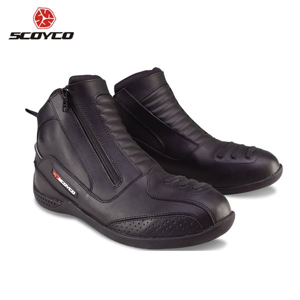 

scoyco motorcycle boots men's moto high ankle boots bota motociclista moto shoes motocross motorbike riding shoes mbt002