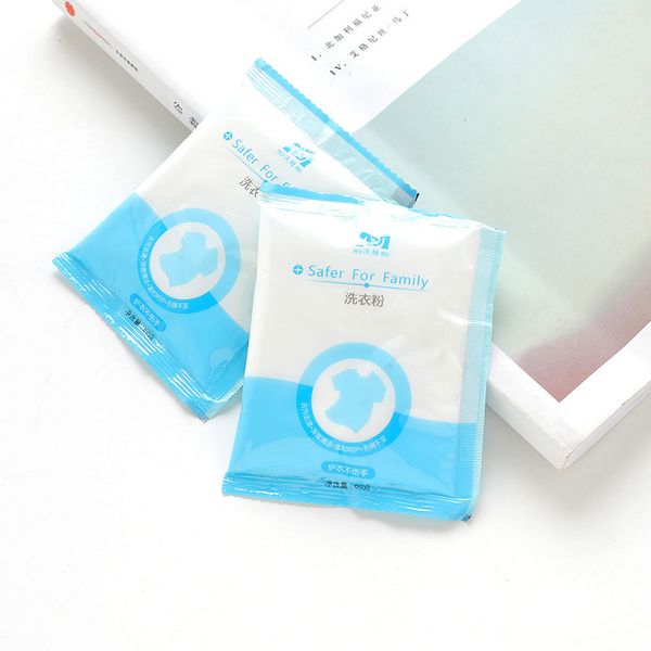 

2141 travel disposable pouch packing washing powder portable travel dress 30 can