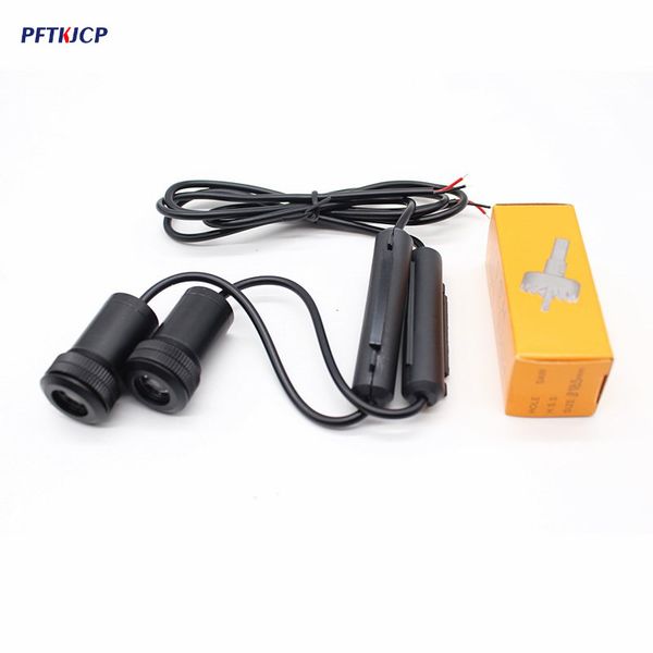 

pftkjcp 2 x car door welcome light for ssangyong rexton kyron car logo projector ghost shadow light all kinds of cars