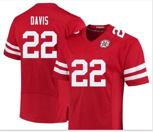 

custom men youth women nebraska cornhuskers rex burkhead #22 football jersey size s-5xl or custom any name or number jersey, Black