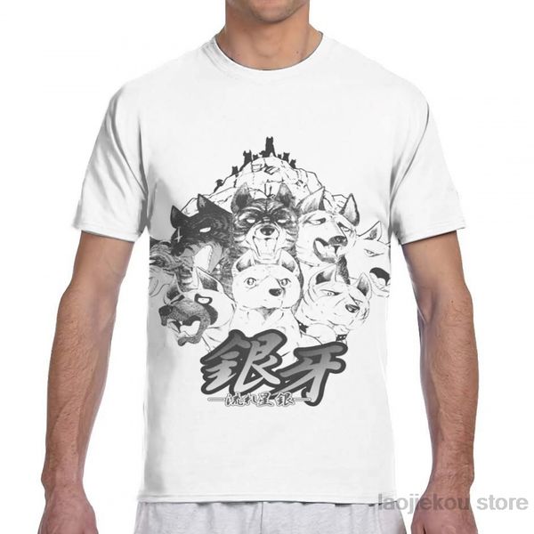 

ginga nagareboshi gin men t-shirt women all over print fashion girl t shirt boy tees summer short sleeve tshirts, White;black