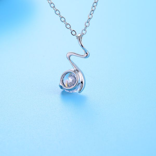 

new arrival simple design various types geometric pendant necklace for women girls anniversary birthday wedding party gifts, Silver