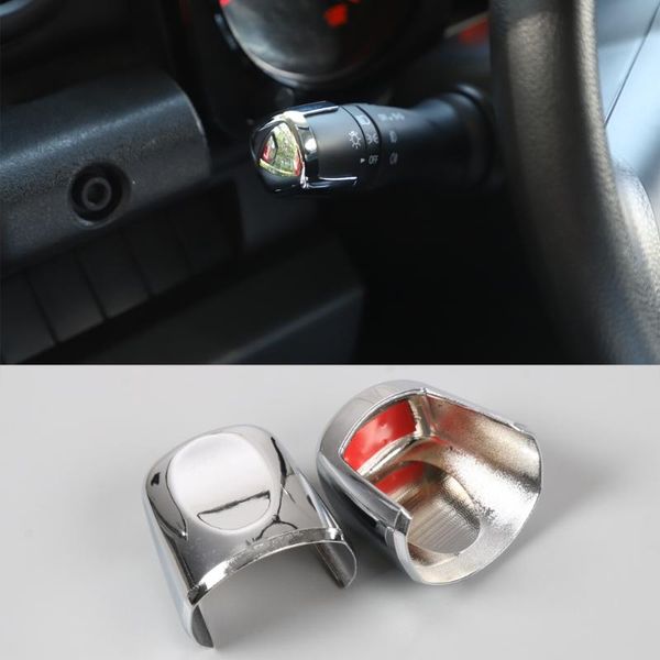 

car rain wiper turning light control paddle decoration cap cover for jimny 2015+ car styling accessory