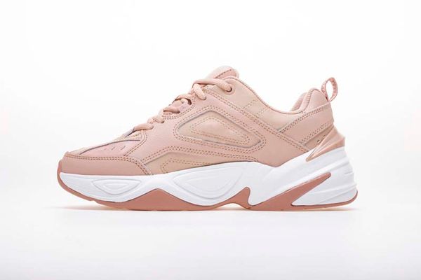 

box) 2019 new style a+++ white/pink m2k tekno running shoes women sports shoes mens trainers sneakers