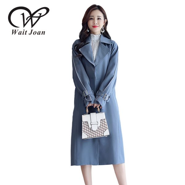 

trench coat for women clothes fashion female long coat women elegant streetwear mode ladies spring autumn black raincoat w191, Tan;black