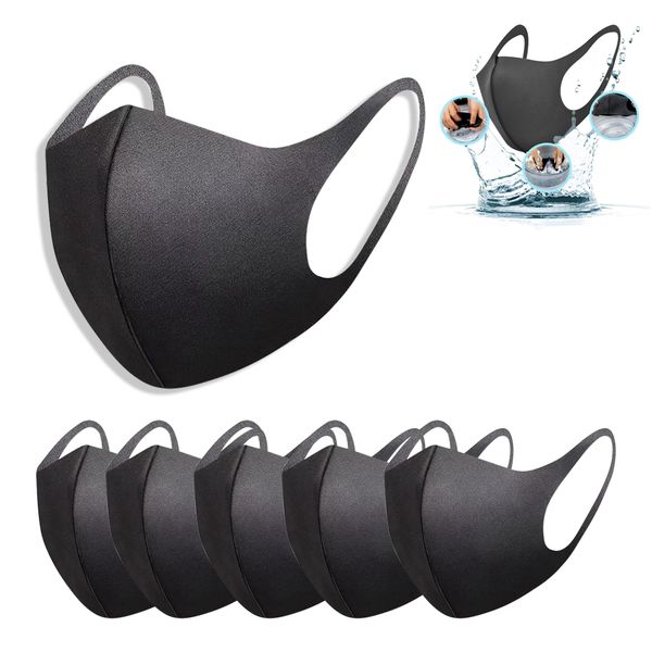

моющаяся упругой ушной face дыхательной маска многоразовой использование анти пыль хлопок роты маска мода черных масок для взрослых и детей