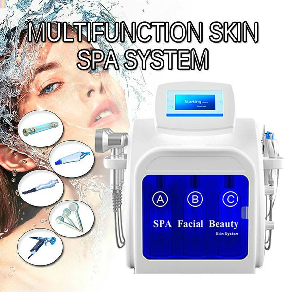 

2020 new 5 in 1 bio rf cold hammer hydro microdermabrasion water hydra dermabrasion spa facial skin pore cleaning machine