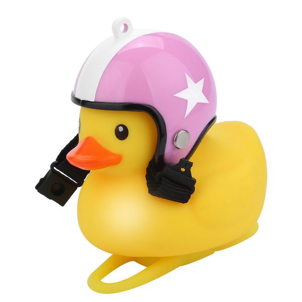 

2019 cartoon duck bicycle bells kids shining duck head light handlebar sound bell bike duck light bike accessories