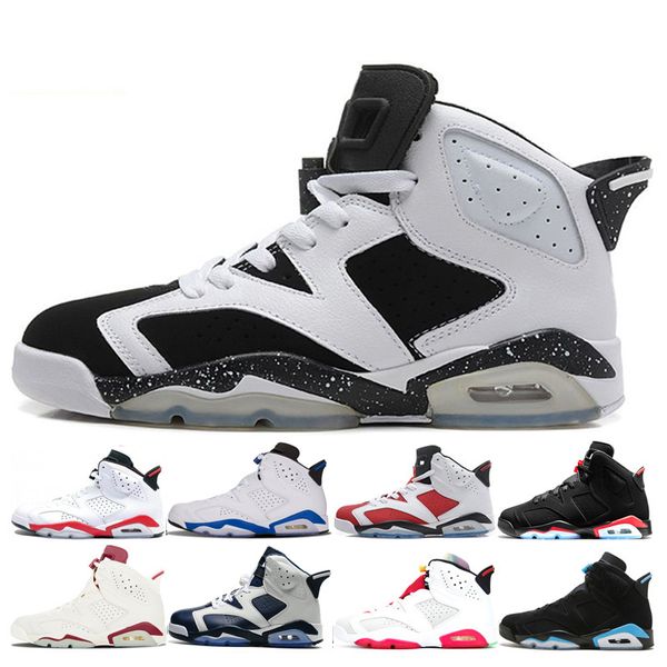 

лето мода обувь баскетбол 6 6s для мужчины oreo белый infared sport blue carmine инфракрасный marron olympic hare unc спортивная обувь кросс
