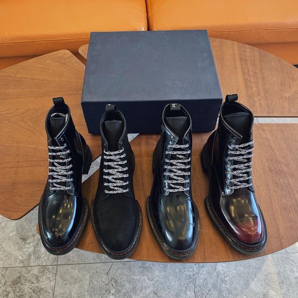 

d 2020 new super-men's shoes men's british casual high-soled high-fitting leather shoes, Black;white