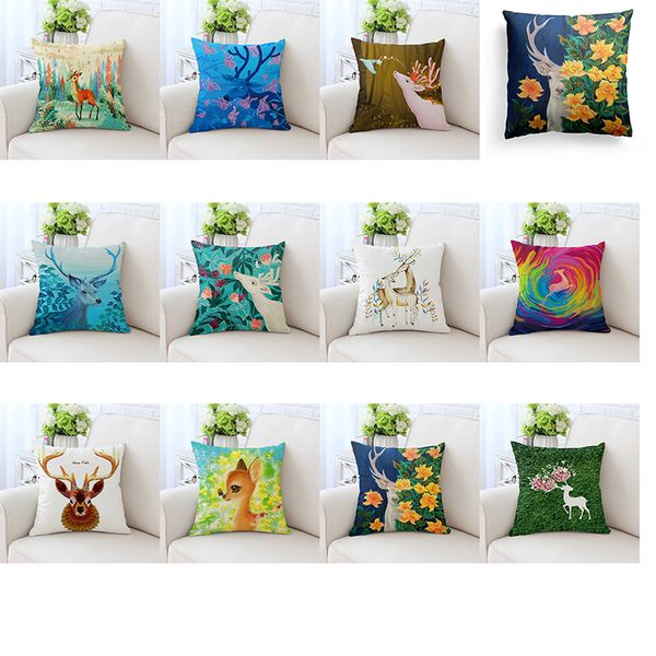 45 45cm Artistic Style Pillow Case Christmas Decorations Nordic