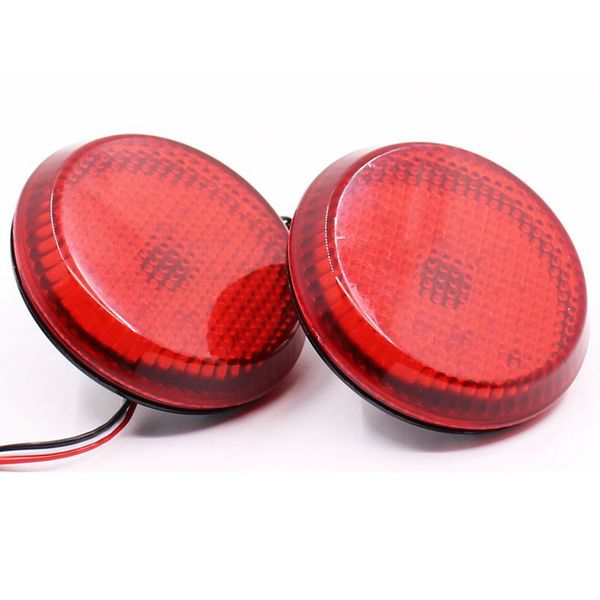 

car led tail rear bumper reflector light fog brake slamp for corolla 6.8cm