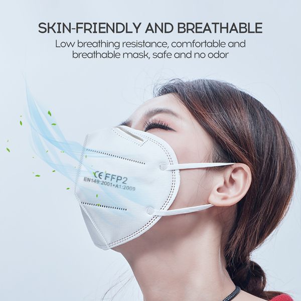 

dhl delivery-n95 mask protection / dustproof kn95 ffp2 mask particle mask anti-pm2.5 safety protection exceeds 95%