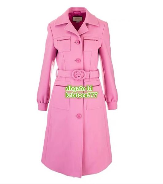 

милан высокого класса на заказ женщины девушки роскошный дизайнер пояса пальто куртка с пряжкой пояса девушки женской моды взлетно-посадочно, Black;brown