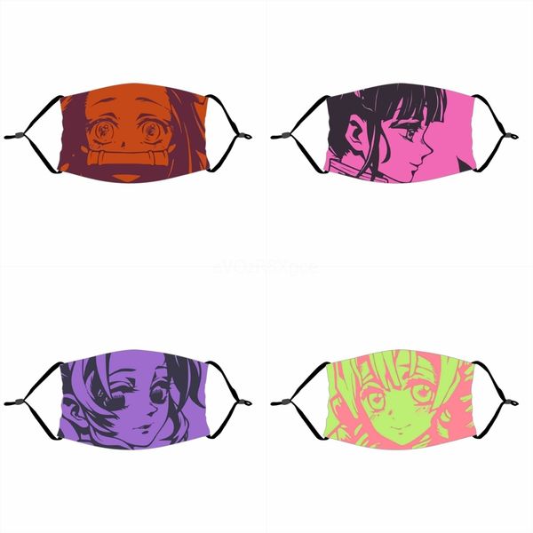 

yellow monkey mout mask cartoon print cureocas de algodon ultraviolet proof wasale running riding ike protective mask exdi#296, Black