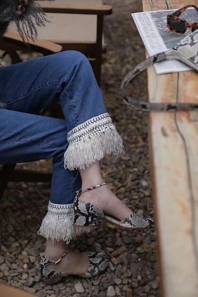

2020 fashion new women tassel denim pants female luxury straight jeans long trouse ddxgz2v 12.18, Blue