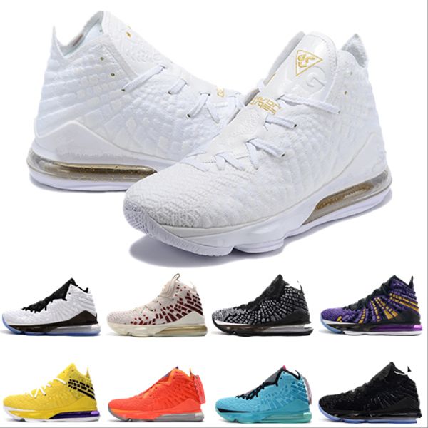 

new 17s mens basketball shoes gold/championship mvp finals training sneakers designer sports running shoes stock x shoe size 13