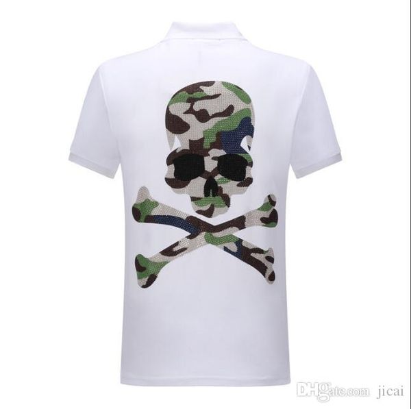 

оптовая продажа досуга мужская одежда хлопок большой размер с короткими рукавами футболка лето лацкан поло рубашка филлип обычная бесплатная, White;black