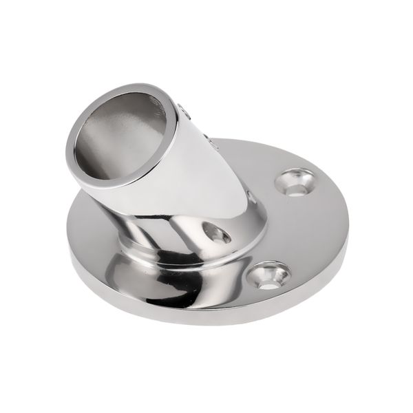 

marine boat yacht hand rail/stanchion round base for 30mm tube 60 degree 316 stainless steel