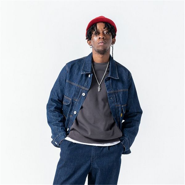 

2019 новых людей вскользь короткие джинсовые куртки мужской high street hip hop жан пальто весна осень пара влюбленных одежда, Black;brown