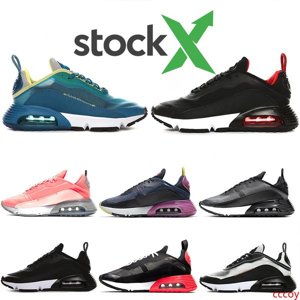 

stock x green bred 2090 running shoes oreo duck camo lava glow navy light blue men women mens athletic trainer sports sneakers 36-45