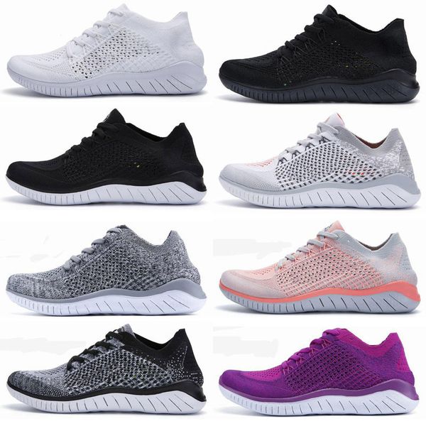 

2019 new rn fly knitting trainers men cushion designers sneakers male black sports athletic hiking jogging shocks women running