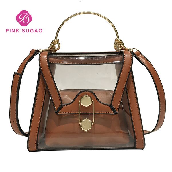 

Pink Sugao designer handbags designer luxury handbags purses 2019 brand fashion luxury designer bags crossbody bag women bags tote bag jelly