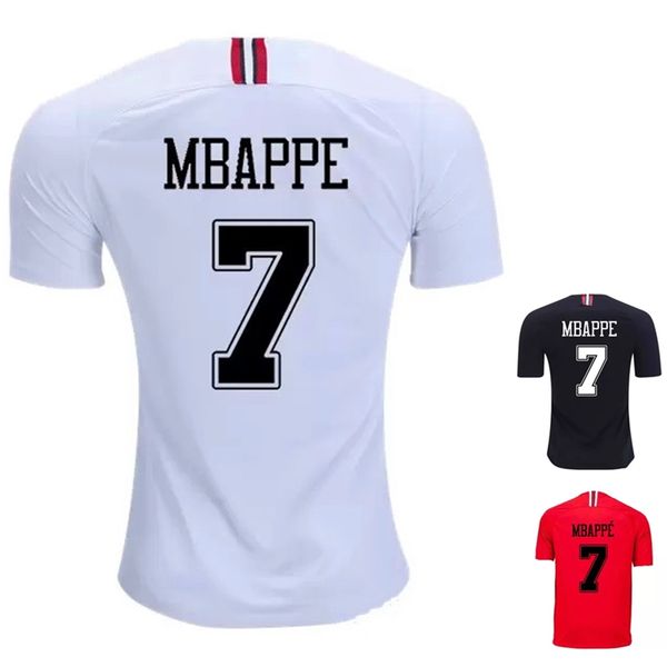 

Mbappé neymar champion league game black white occer jer ey 2019 thail quanlity pari jr aint germain red football hirt