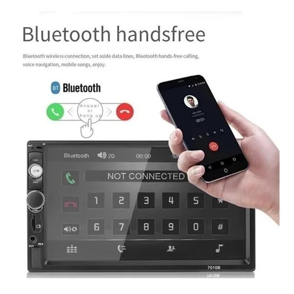 2 Din 7 HD Car DVD Lettore multimediale Android Mirrorlink Auto Car Radio Bluetooth FM USB AUX TF Auto Audio Video Systerm222h