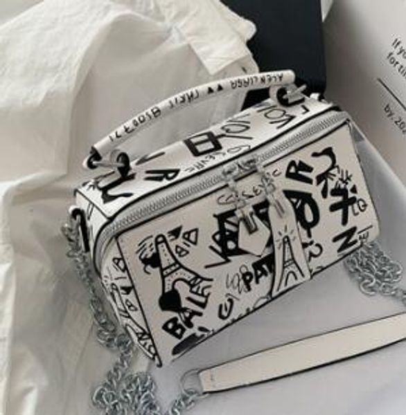 Designer Luxury Handbags Purses Women Summer Bags Fashion Graffiti ...
