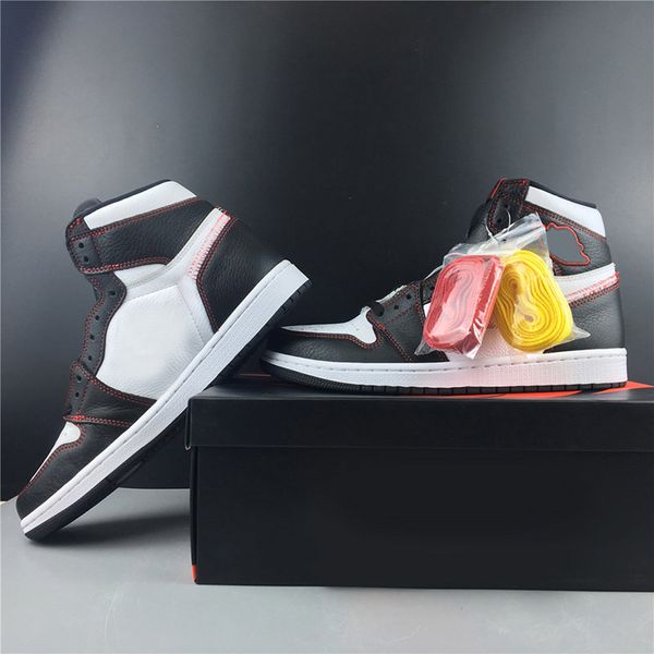 

1 high og defiant tour yellow basketball shoes 1s 2019 designer black white thread mens outdoor sport sneaker quality