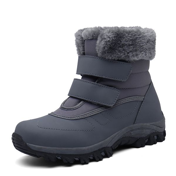 

new fashion women plush snow boot fashion winter boot fur warm waterproof women casual shoe bota de nieve para mujer, Black