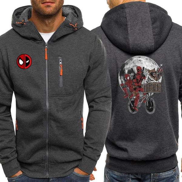 

2020 вена новое пало мод мђжкие оловки deadpool мене streetwear hip hop jacket zipper hip hop ca, Black
