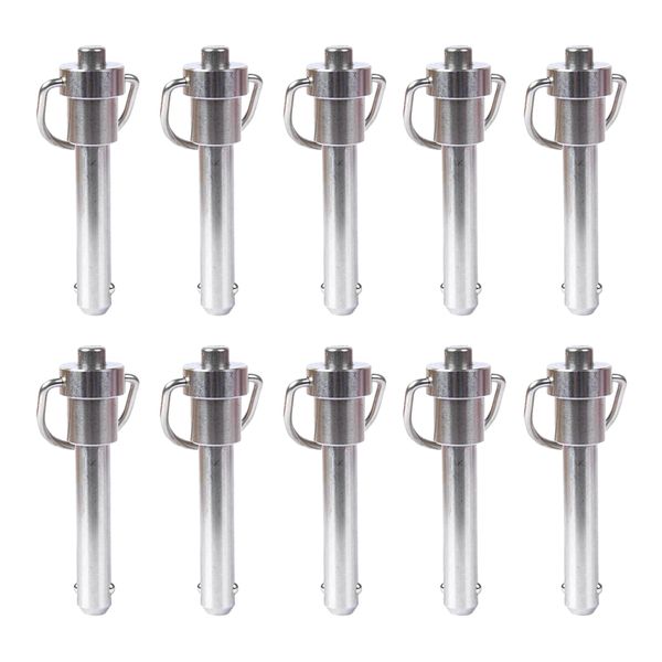 

10x quick release pin with lanyard to avoid losses corrosion and rust resistance 20mm