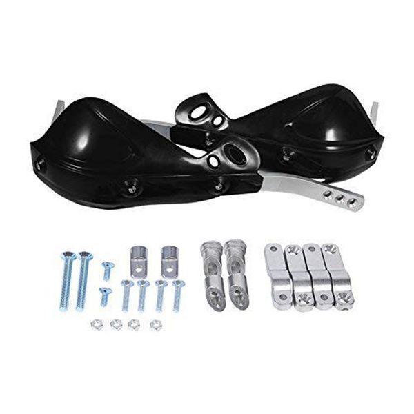 

2 pcs practical protective aluminum alloy durable collision resistant decorative universal handle guards motorcycle with screws