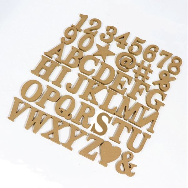 

DHL Shipping Diy Alphabet Creative Crafts Wooden Letters Numbers Decoration Wooden crafts Wood Alphabet Toy